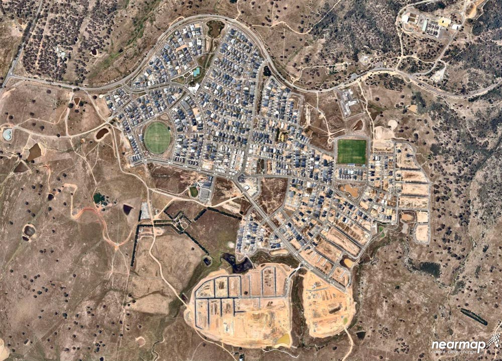 Aerial image of Googong Near Maps March 2017
