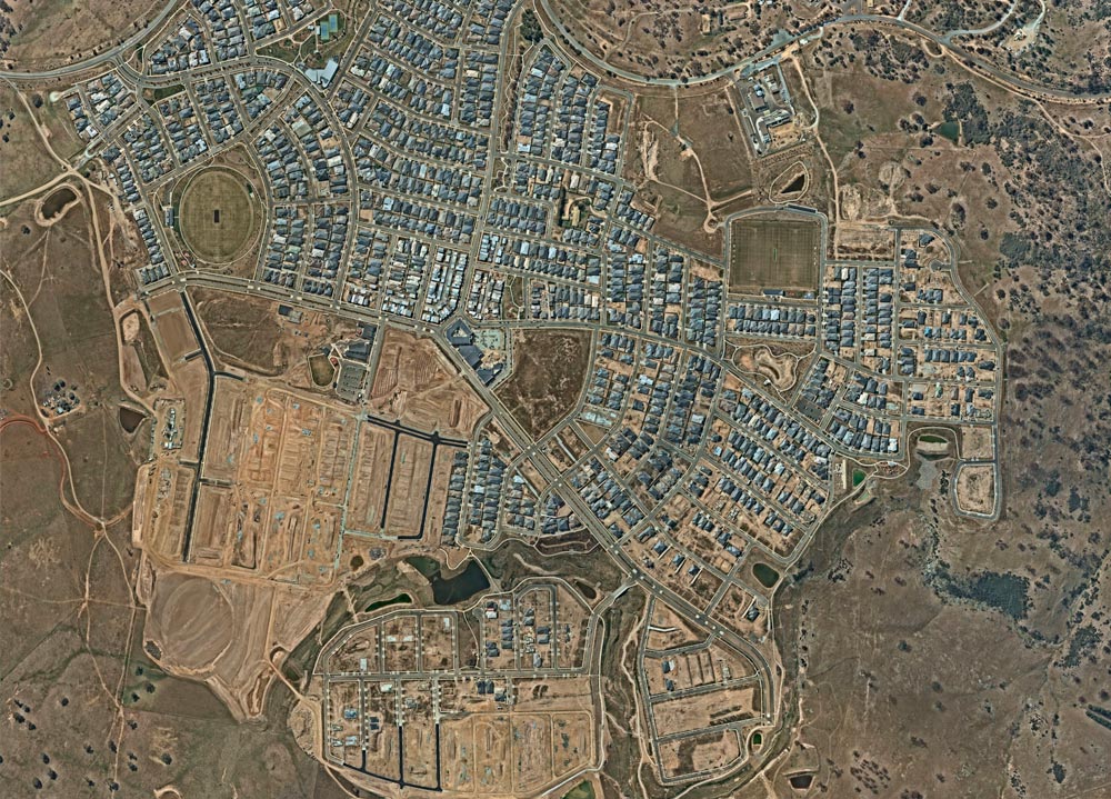 Aerial image of Googong Near Maps October 2017
