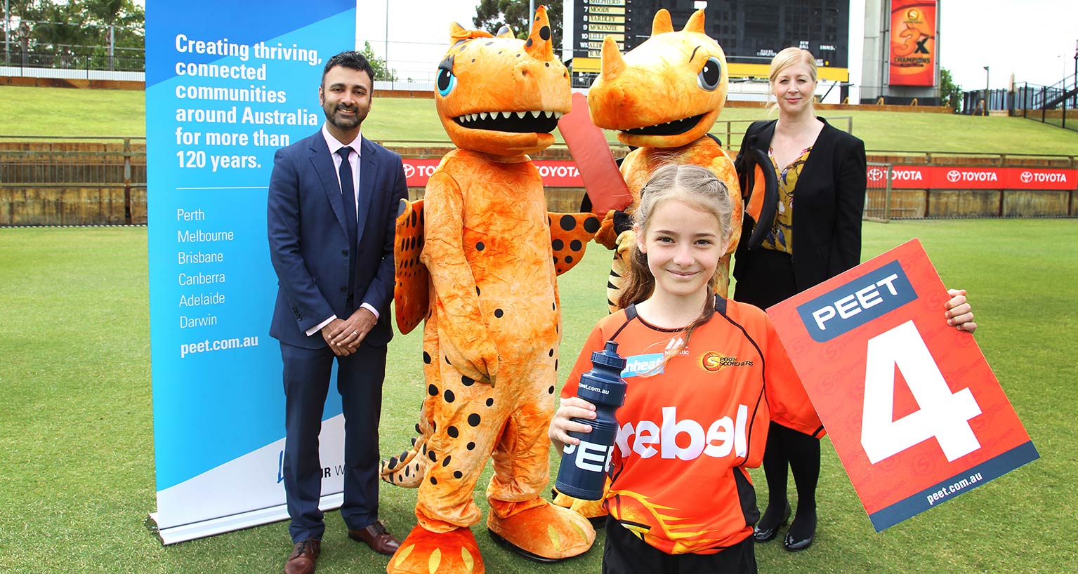 Peet and Scorchers announcement