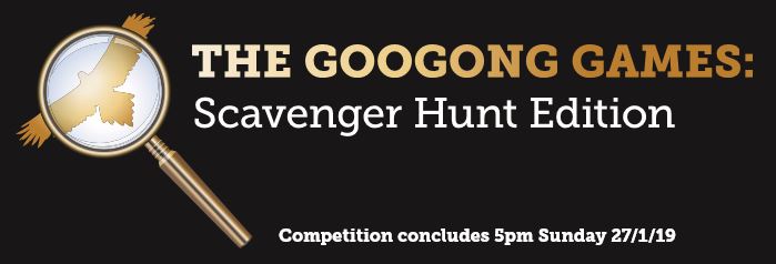 The Googong Games Scavenger Hunt Edition