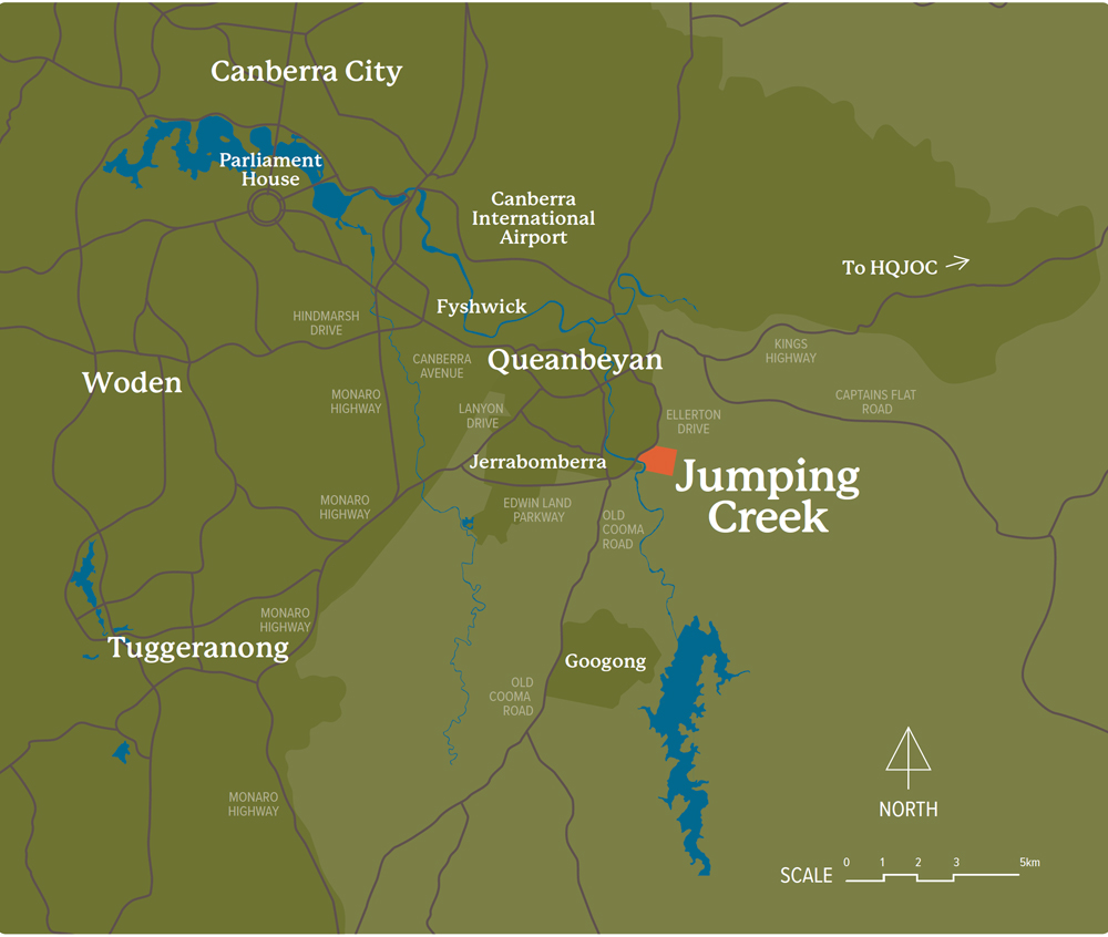 Location Jumping Creek