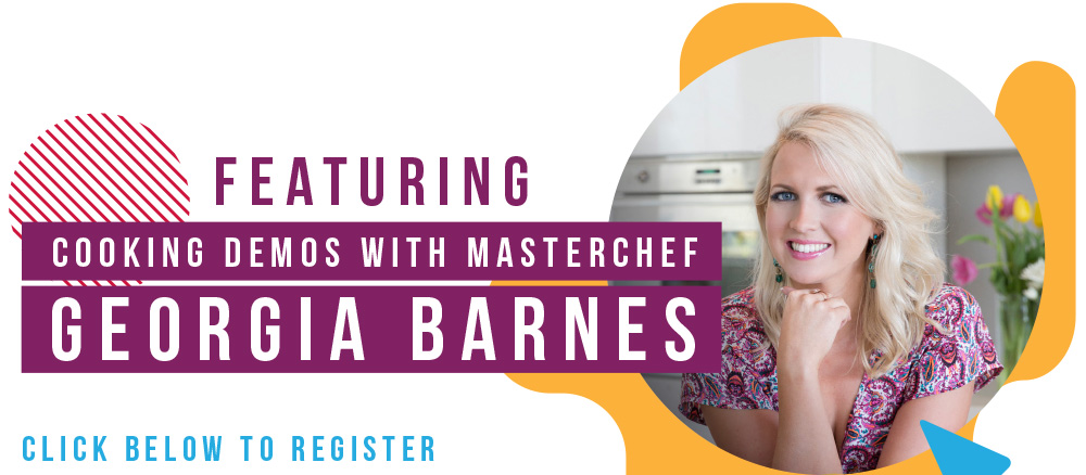 Georgia Barnes cooking demo