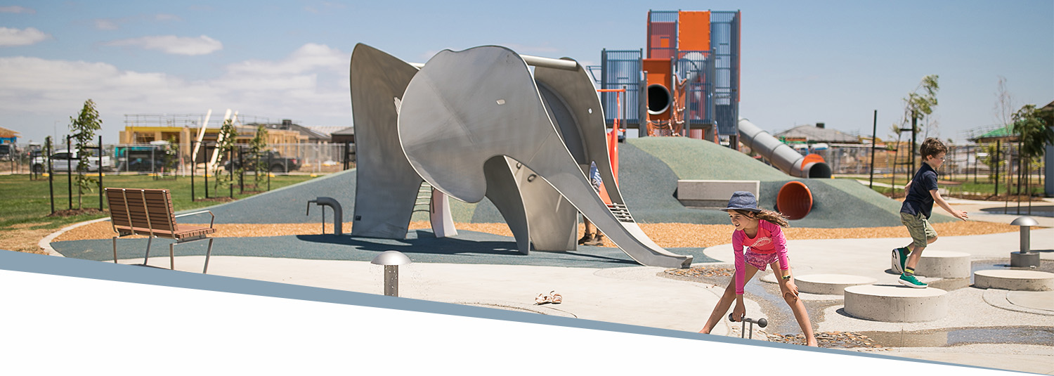 Kids playing at Newhaven Navigation Park