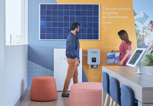 Newhaven Solar Wall