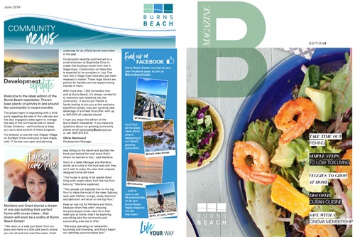 Burns Beach Newsletter and B Magazine