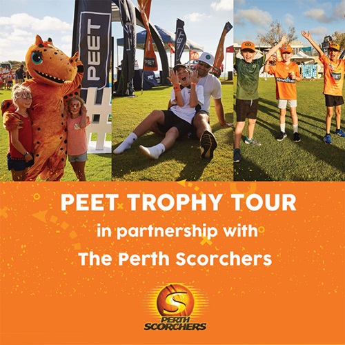 Perth Scorchers PEET Trophy tour