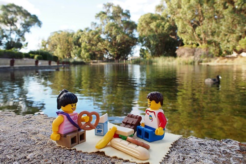 Lego Travellers at Lakelands