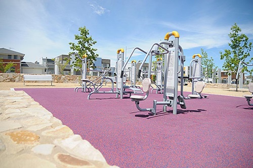 Outdoor gym in Googong