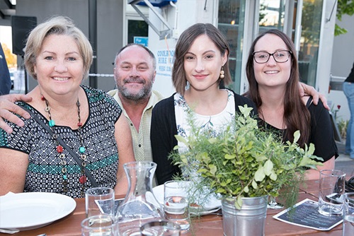 Residents at long Wellard's Long Table Dinner