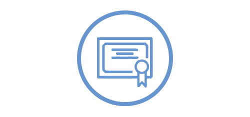 Cornerstone Fill Cert Icon