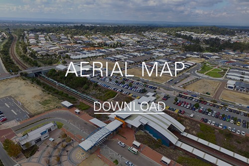 The Village at wellard aerial map land for sale