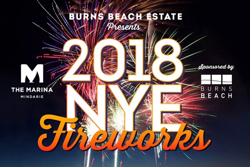 Burns Beach Mindarie Marina Fireworks 2018