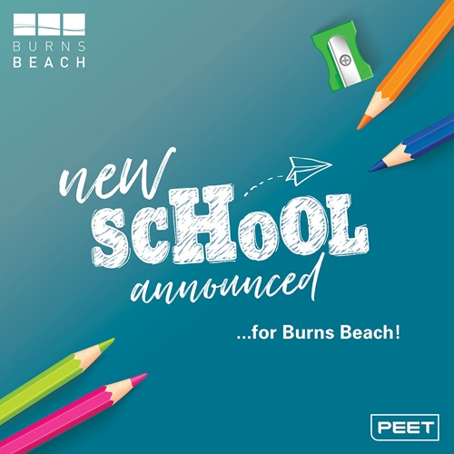 Burns Beach School Announcement