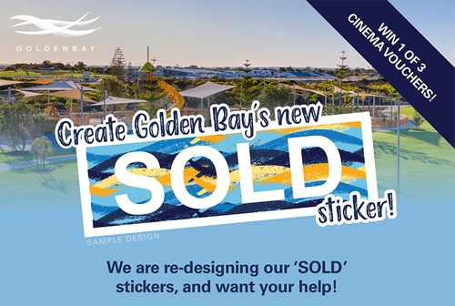Golden Bay SOLD Sticker Competition