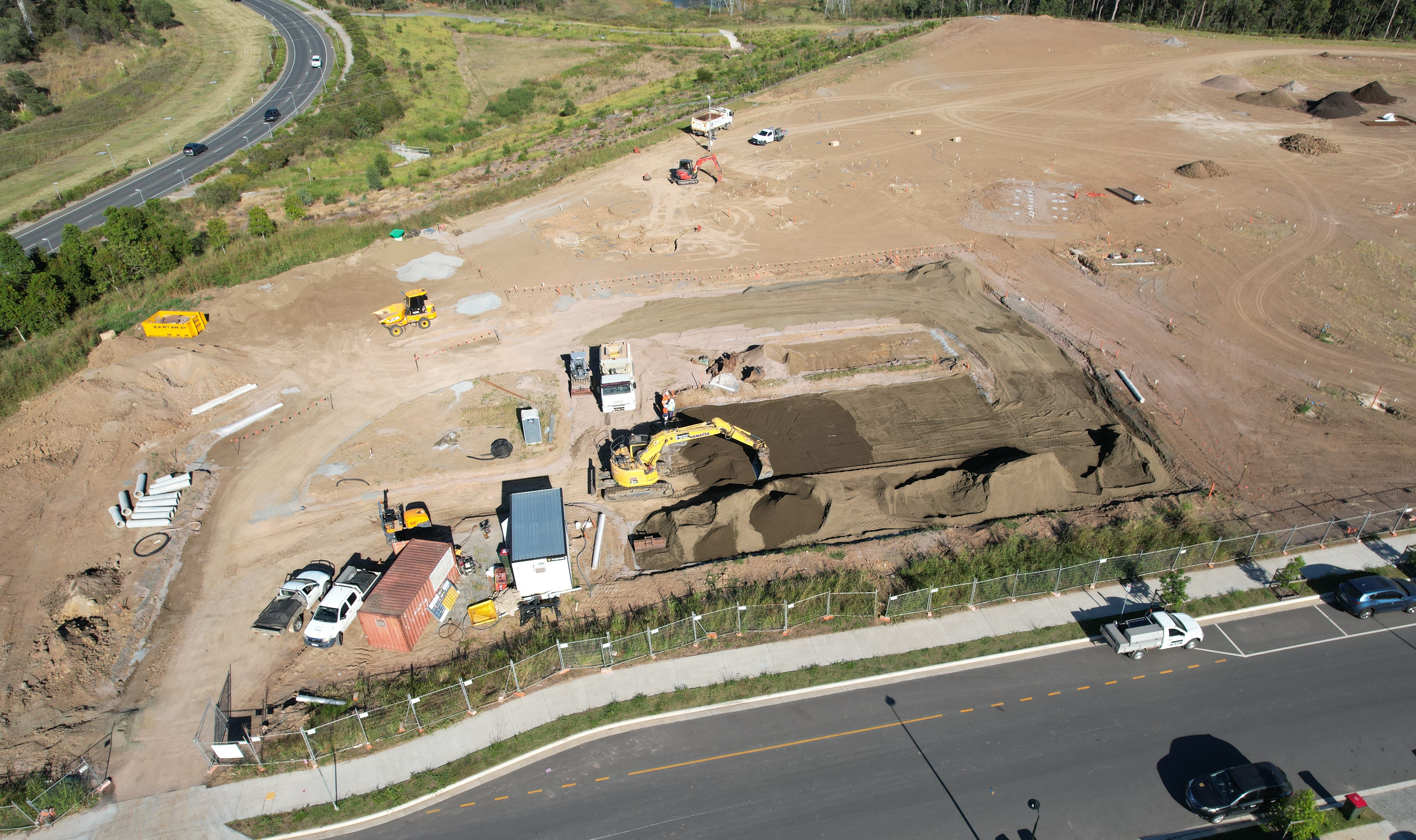 Steady Progress Continues at Eden’s Crossing Newest Park
