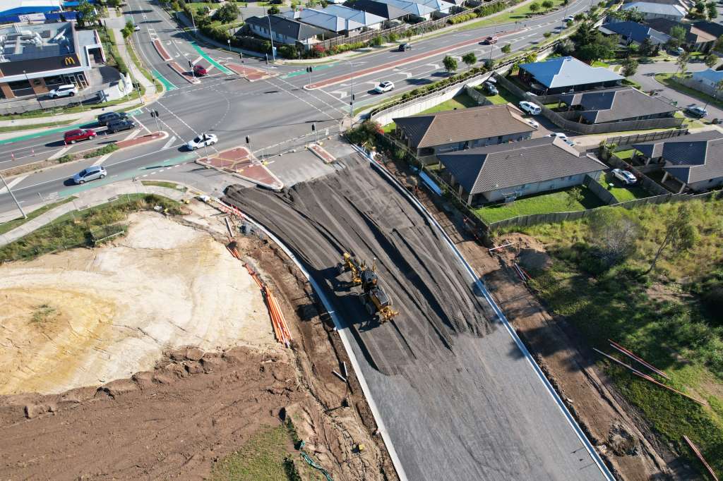 New Intersection Leg Taking Shape at Eden’s Crossing