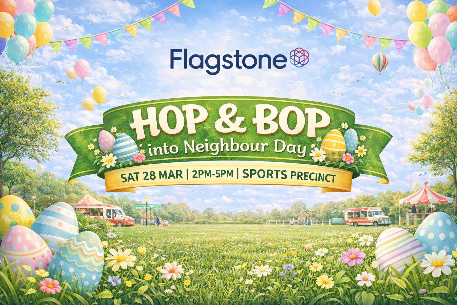Hop & Bop into Neighbour Day – Flagstone