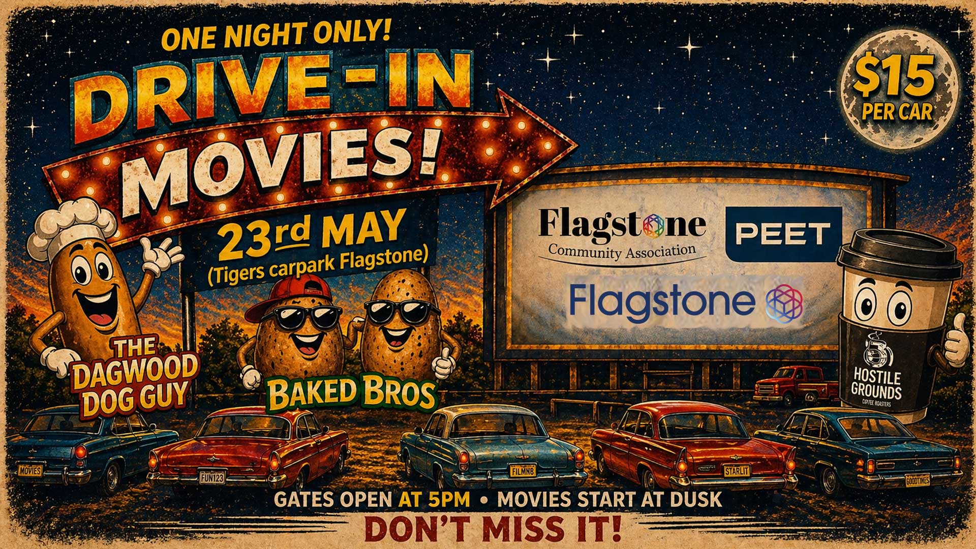 Flagstone Drive-In Movie
