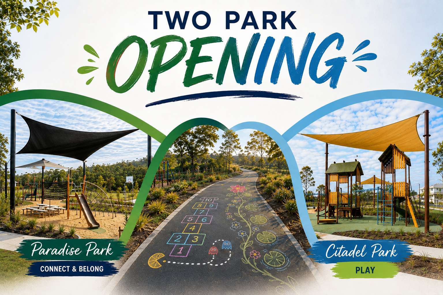 Two Park Opening – Play. Connect. Belong.