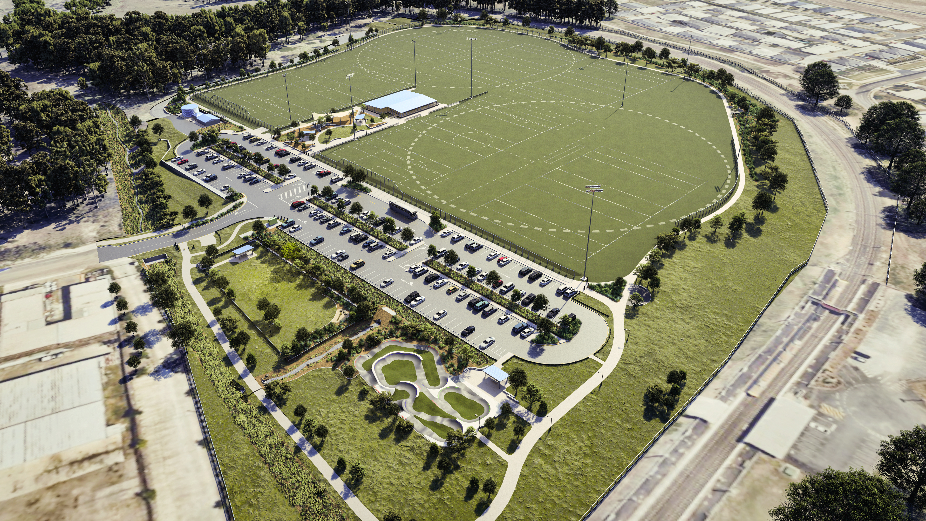 Nudgee Recreation Reserve Render