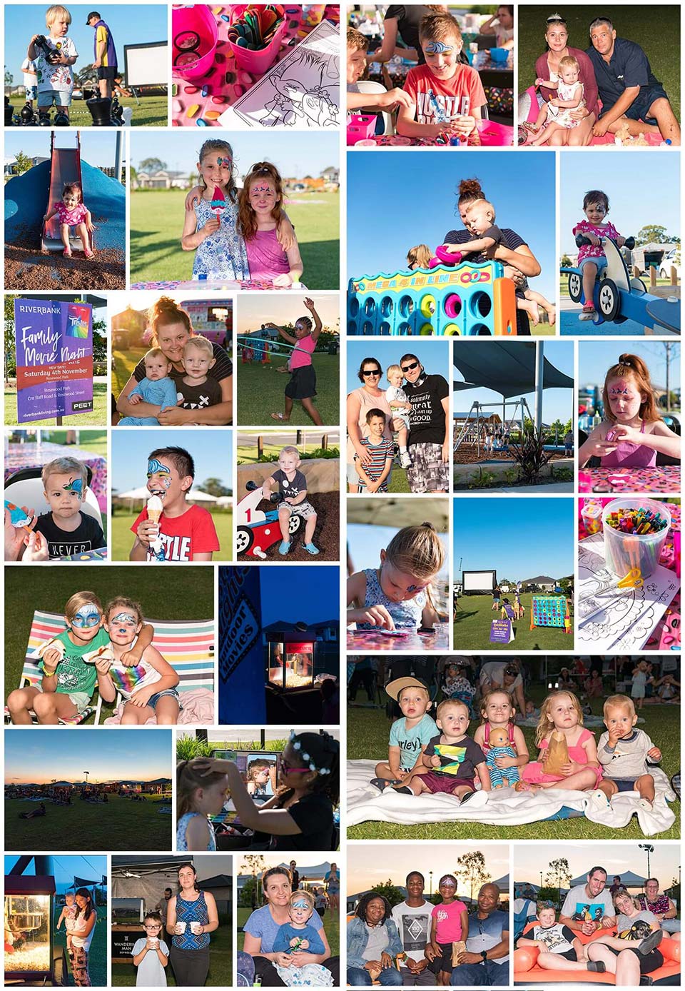 Riverbank Family movie night images