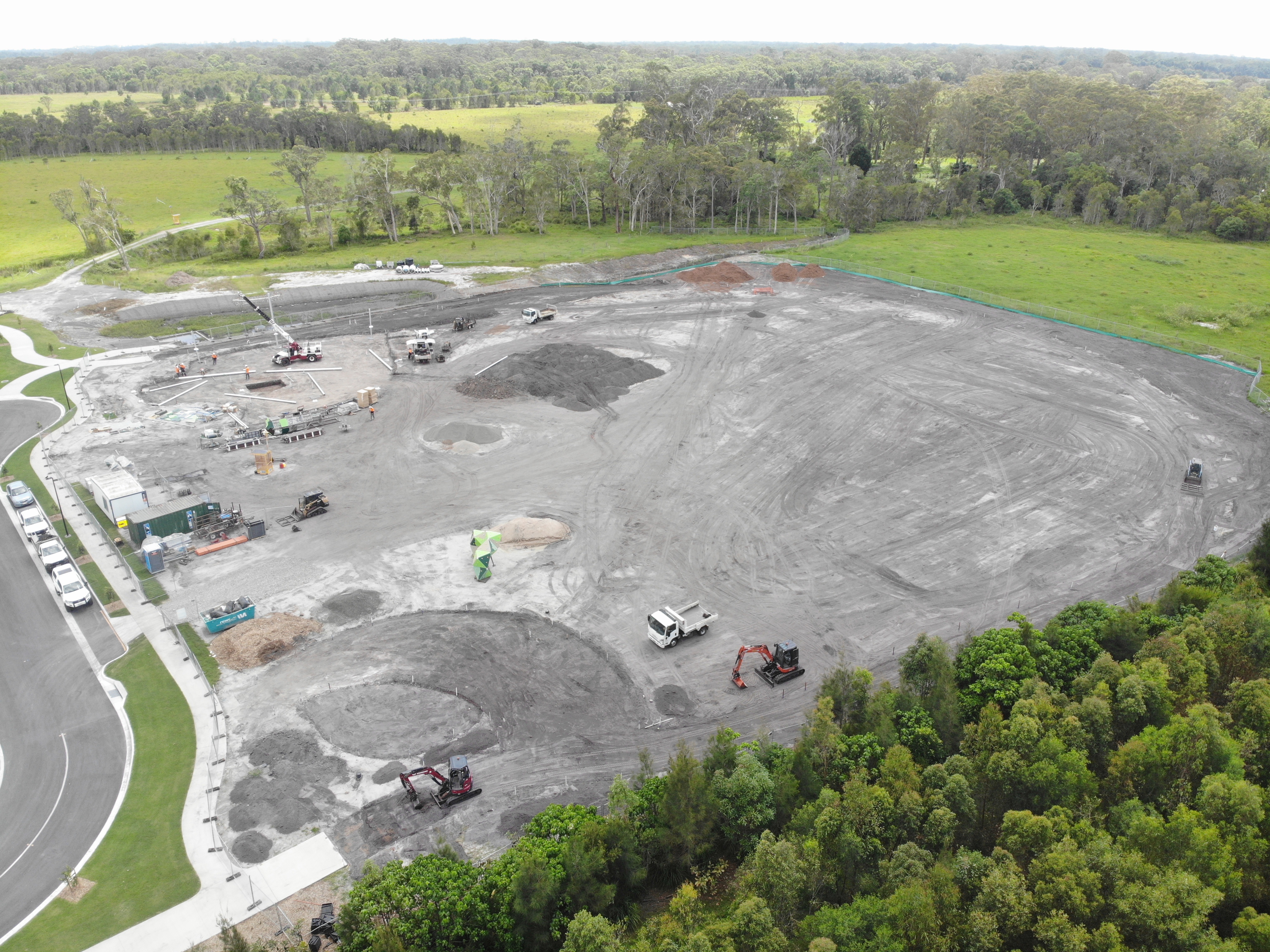 Construction Update on Village Green’s Newest Park