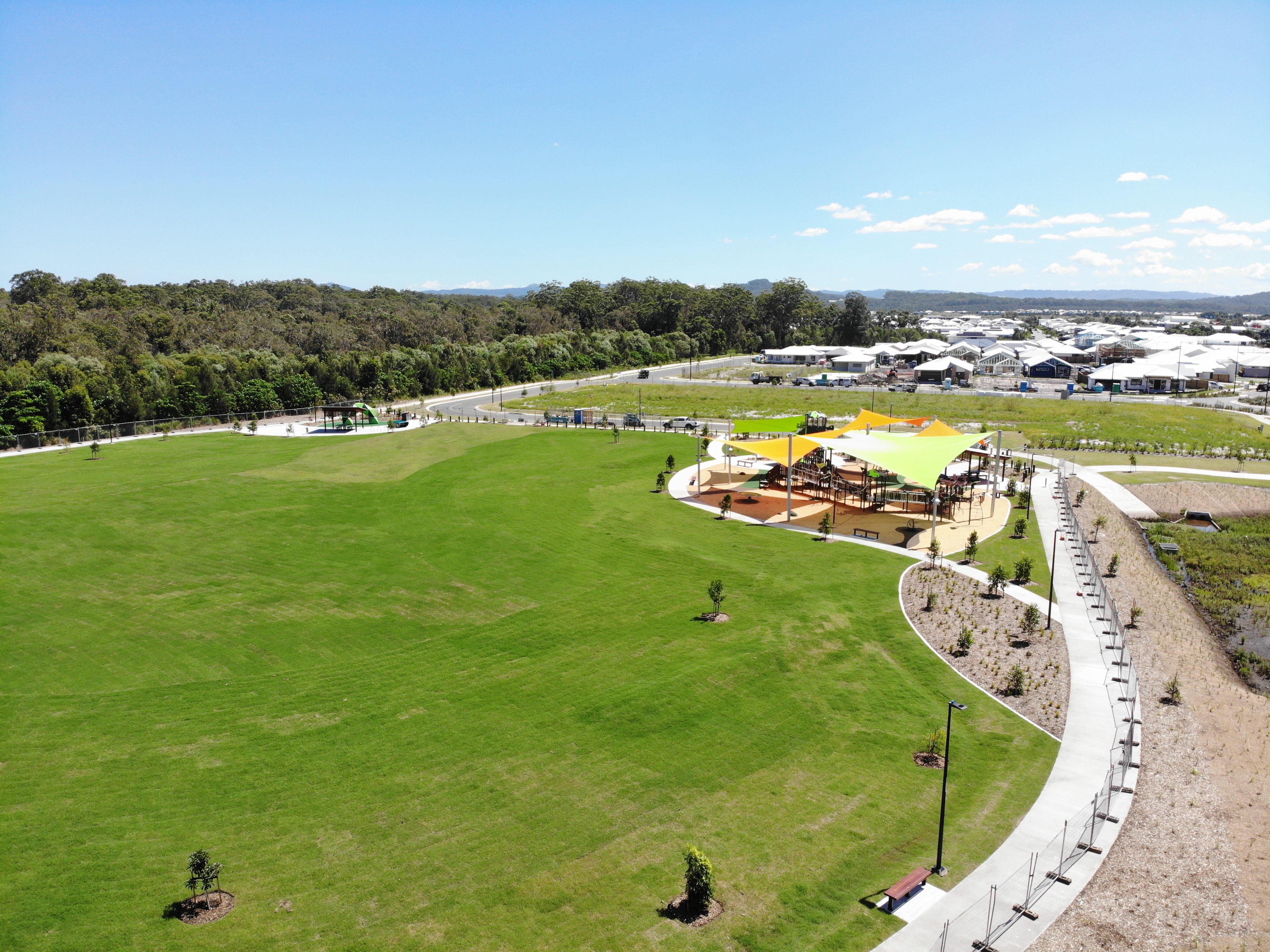 Almost Ready to Play at Village Green