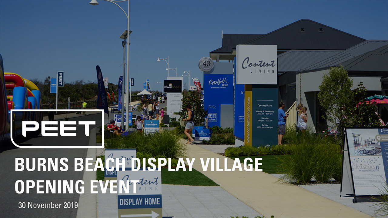 Burns Beach Display Village Launch