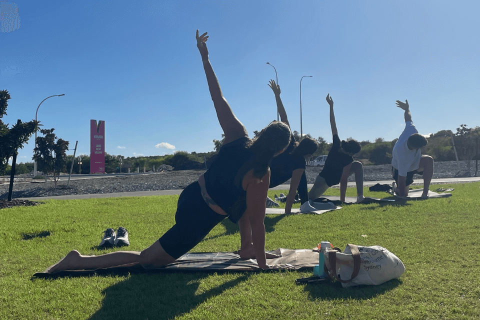 Elavales First Community Yoga Session