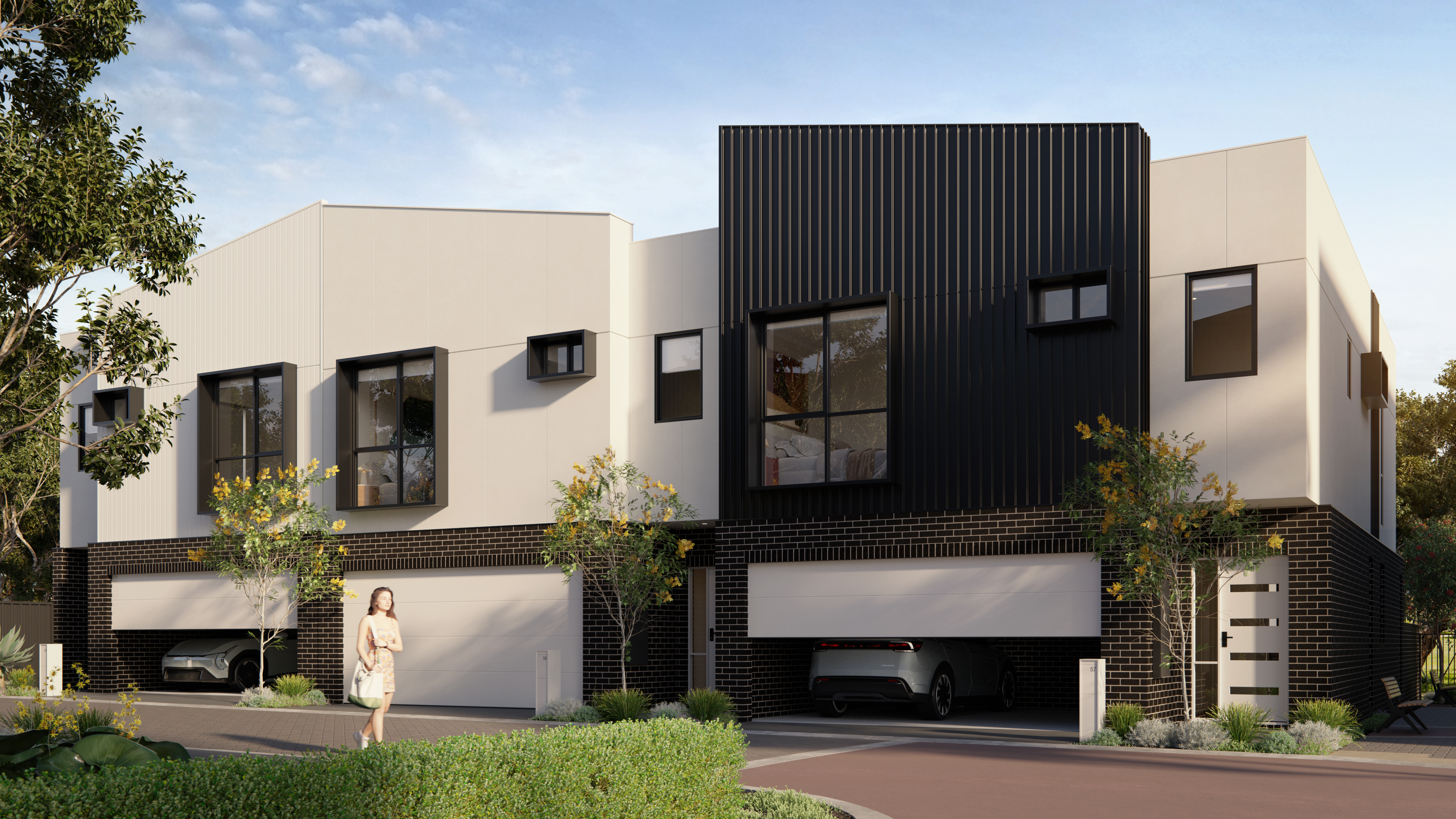 Parkside townhouses at Glendalough Green