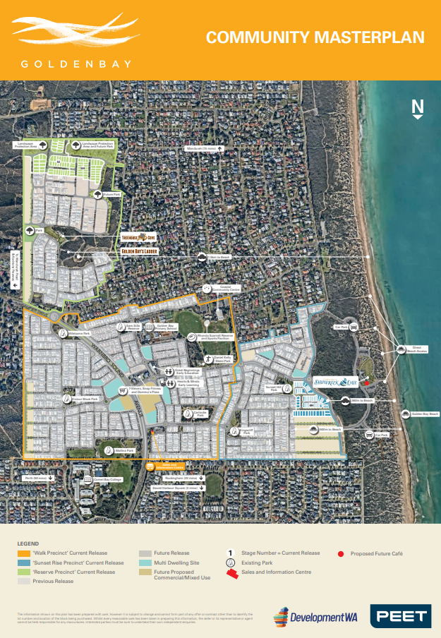 Golden Bay Masterplan Front Cover