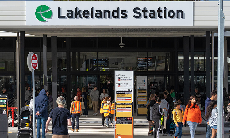 Lakelands Train Station is NOW OPEN