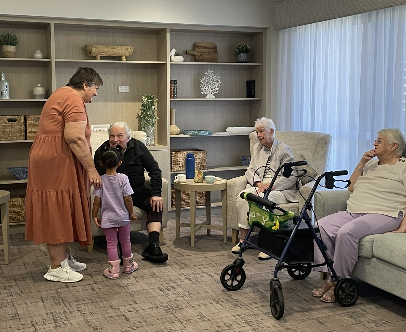 Intergenerational Morning tea in Shorehaven
