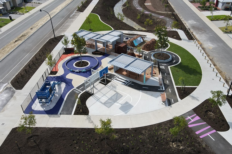 avenue-traffic-park-drone