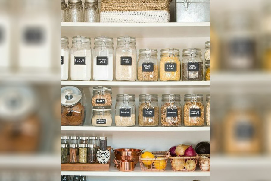 Pantry set up