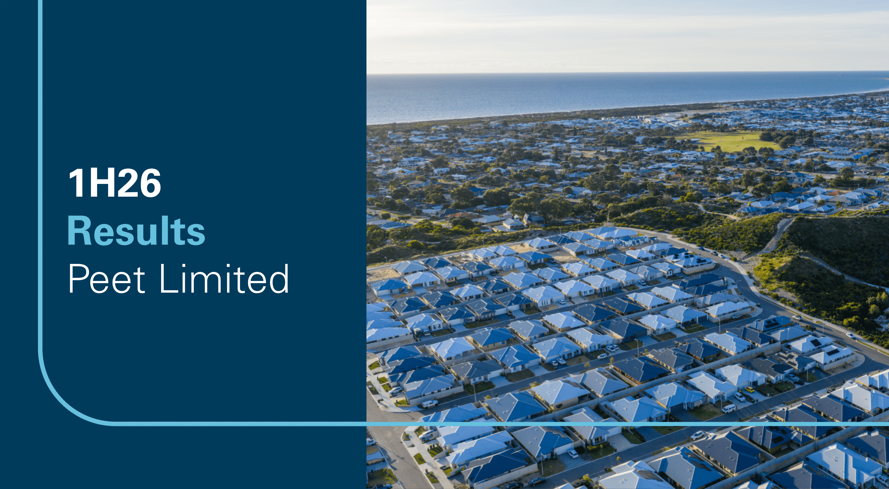 Peet 1H26 Results and Upgrade to FY26 Earnings Guidance